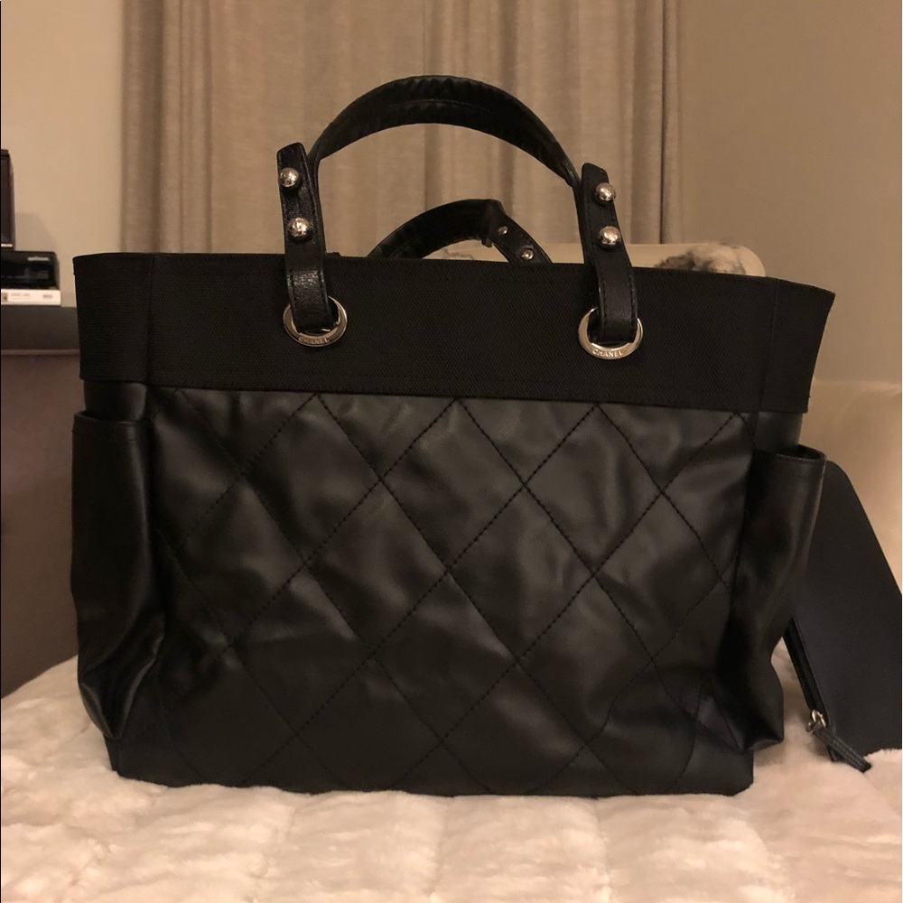 ❌SOLD❌Authentic Chanel Biarritz Large Tote - Picture 6 of 8